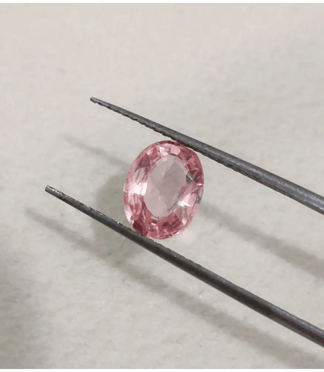 1.51ct IGI Certified Sunrise Padparadscha Sapphire, Natural unheated Gemstone - SMSGEMS 