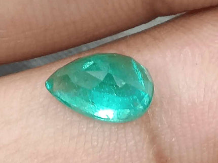 1.51ct Intense Green Emerald, Natural Earth Mined Gemstone - SMSGEMS 