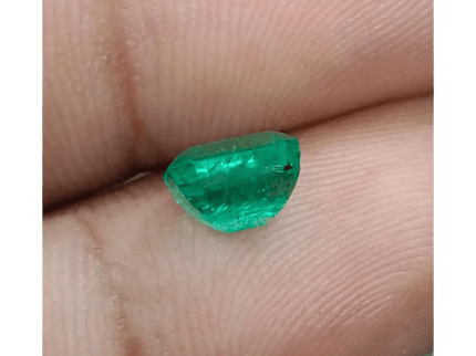 1.52ct Intense Green Panjshir Emerald, Natural Earth Mined Gemstone - SMSGEMS 