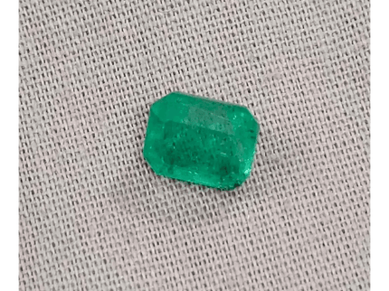 1.52ct Intense Green Panjshir Emerald, Natural Earth Mined Gemstone - SMSGEMS 