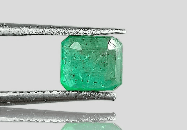 1.54ct Green Emerald , 100% Natural Gem - SMSGEMS 