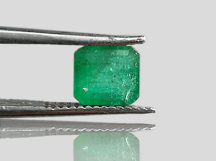 1.54ct Green Emerald , 100% Natural Gem - SMSGEMS 