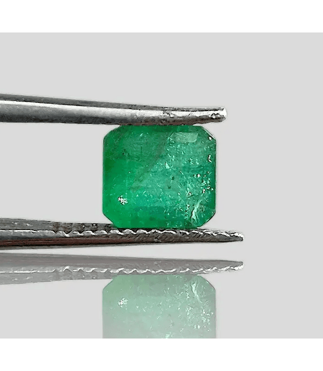 1.54ct Green Emerald , 100% Natural Gem - SMSGEMS 
