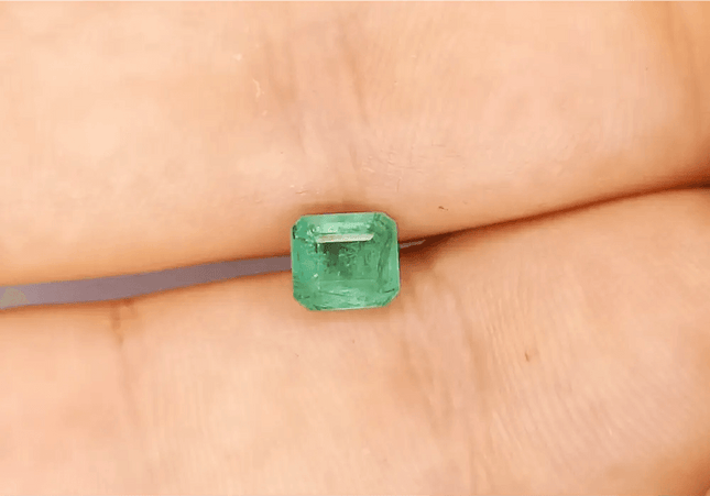 1.55ct Ethiopian Emerald, 100% Natural Earth mined Gem - SMSGEMS 