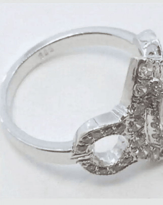 1.55ct Handmade 14kt White Gold Diamond Ring - SMSGEMS 