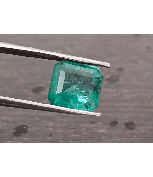 1.56ct Zambian Emerald, 100% Natural Gem - SMSGEMS 