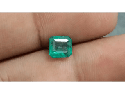 1.56ct Zambian Emerald, 100% Natural Gem - SMSGEMS 
