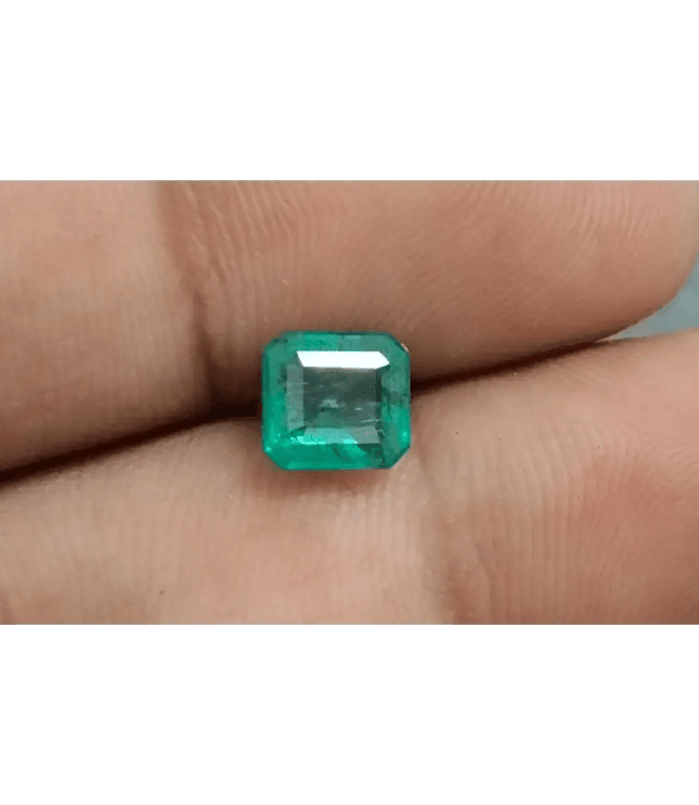 1.56ct Zambian Emerald, 100% Natural Gem - SMSGEMS 