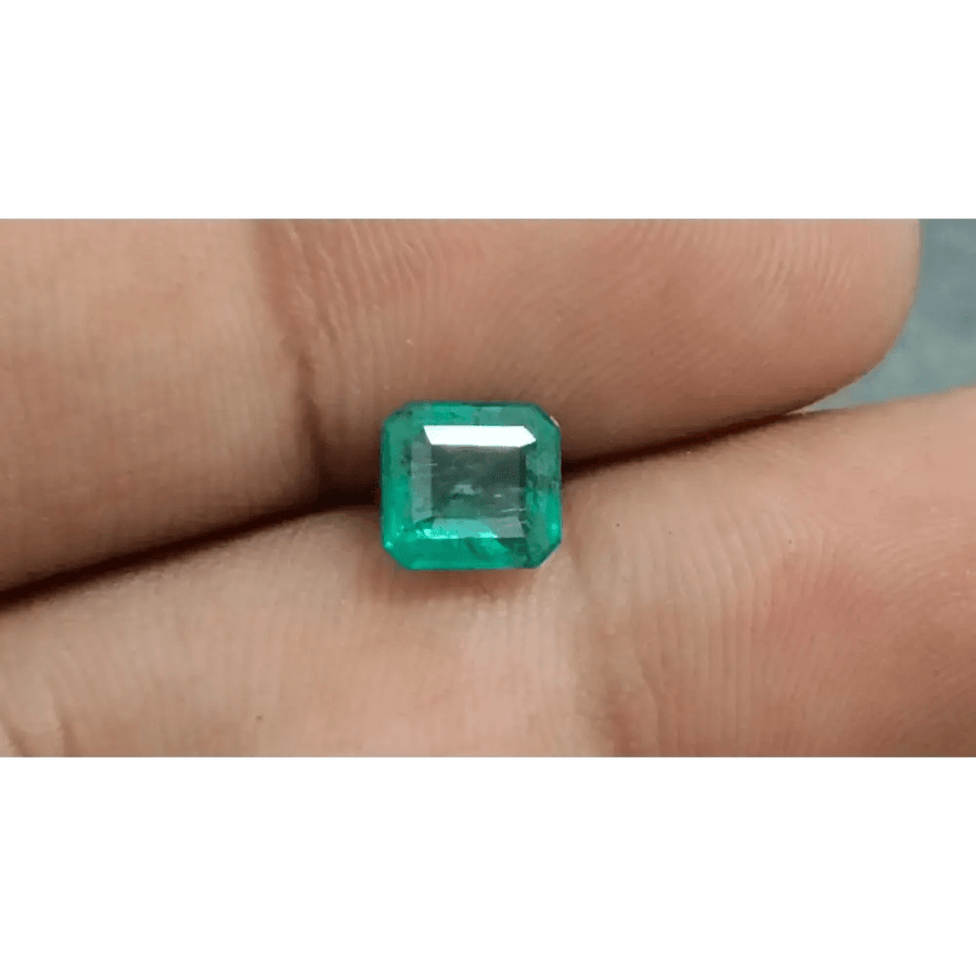 1.56ct Zambian Emerald, 100% Natural Gem - SMSGEMS 