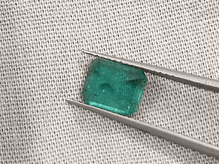 1.57ct Zambian Emerald, 100% Natural Gem - SMSGEMS 
