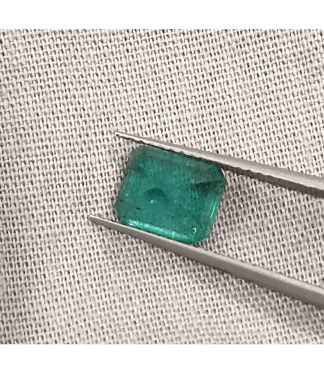 1.57ct Zambian Emerald, 100% Natural Gem - SMSGEMS 