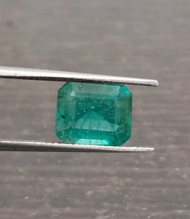 1.57ct Zambian Emerald, 100% Natural Gem - SMSGEMS 