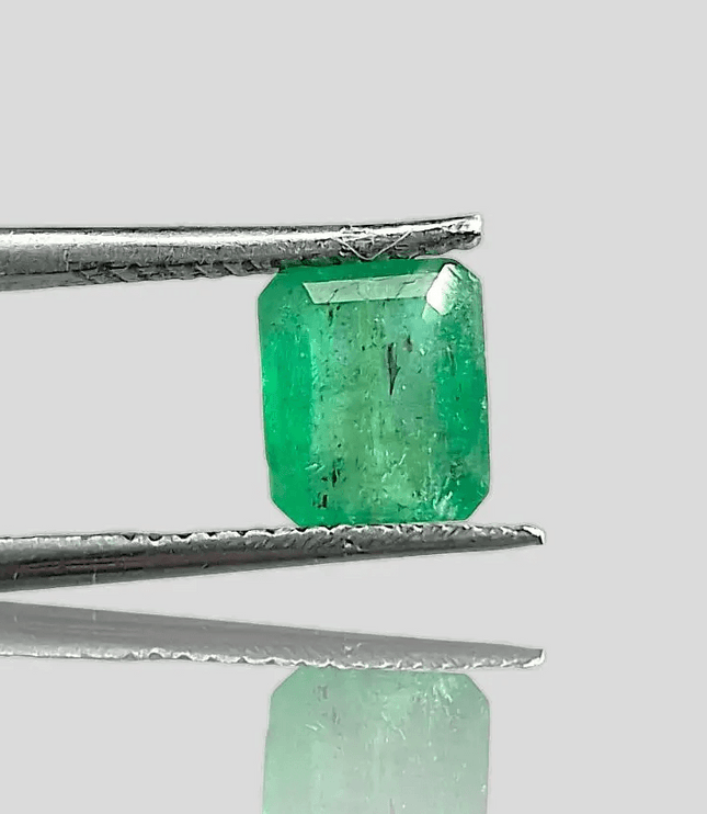 1.60ct Zambian Emerald, 100% Natural Gem - SMSGEMS 
