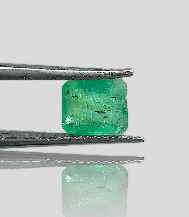 1.60ct Zambian Emerald, 100% Natural Gem - SMSGEMS 