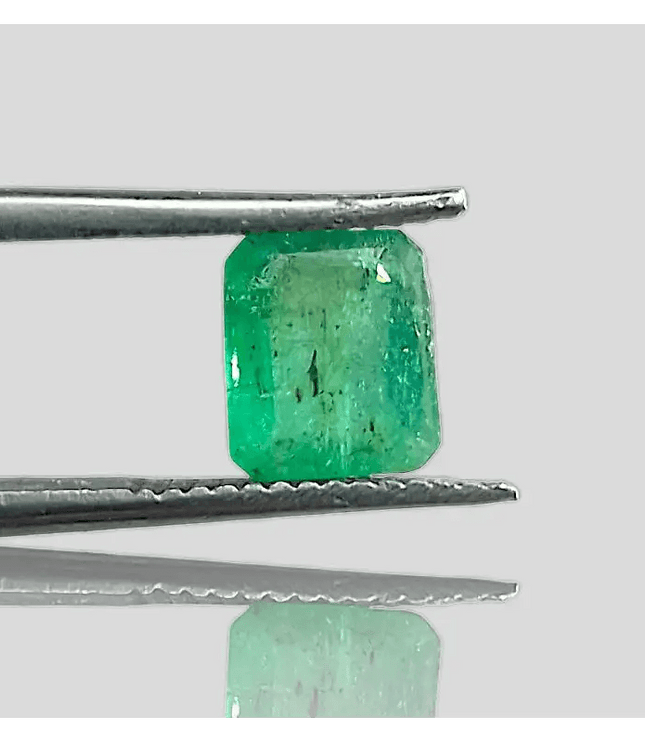 1.60ct Zambian Emerald, 100% Natural Gem - SMSGEMS 