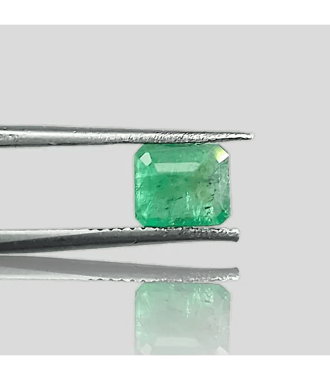 1.60ct Zambian Emerald, 100% Natural Gem - SMSGEMS 