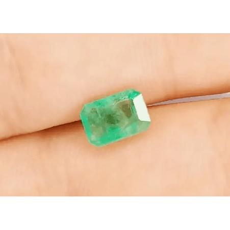 1.60ct Ethiopian Emerald, 100% Natural Gem - SMSGEMS 