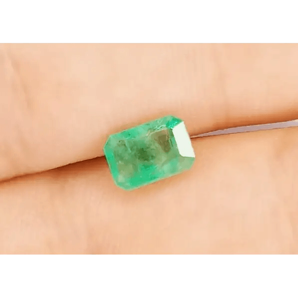 1.60ct Ethiopian Emerald, 100% Natural Gem - SMSGEMS 