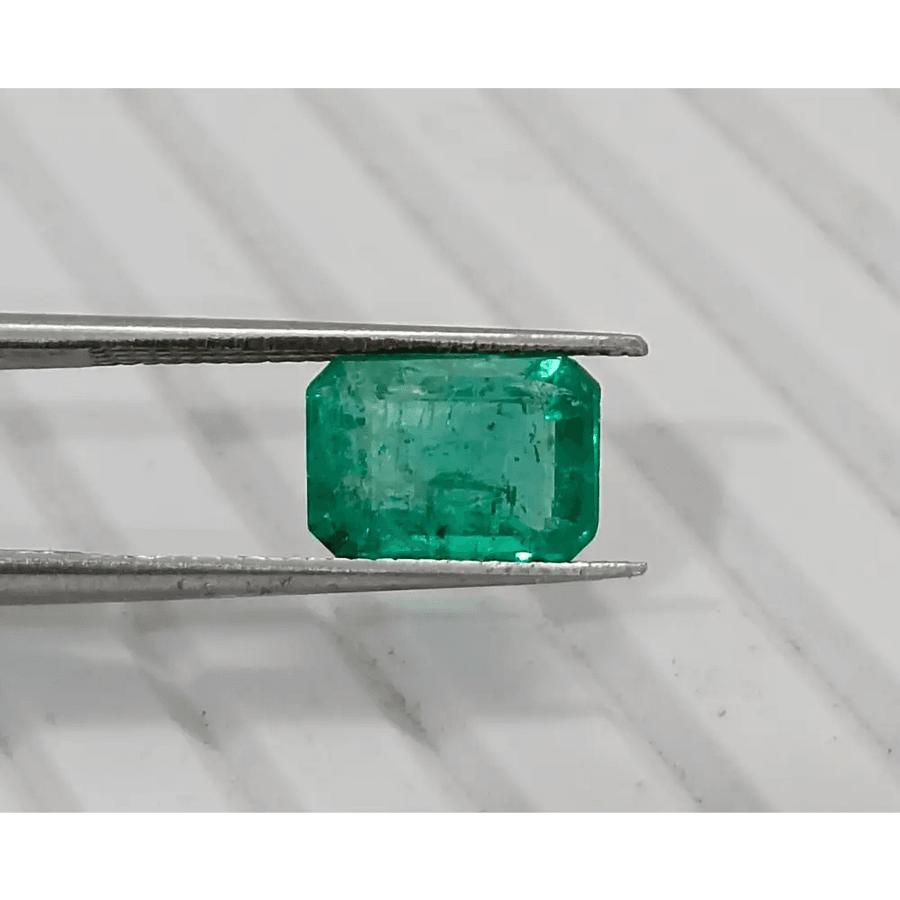 1.64ct Zambian Emerald, 100% Natural Gem - SMSGEMS 
