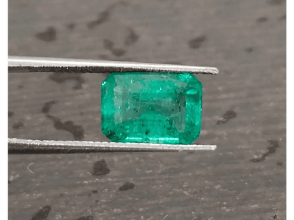 1.64ct Zambian Emerald, 100% Natural Gem - SMSGEMS 