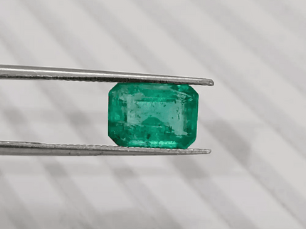 1.64ct Zambian Emerald, 100% Natural Gem - SMSGEMS 