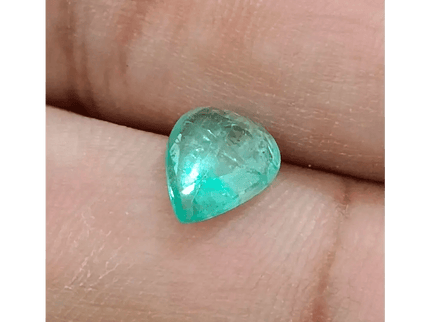1.66ct Pastel Green Russian Emerald, 100% Natural Earth Mined Gemstone - SMSGEMS 