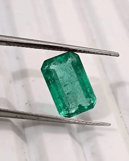 1.67ct Zambian Emerald, 100% Natural Gem - SMSGEMS 