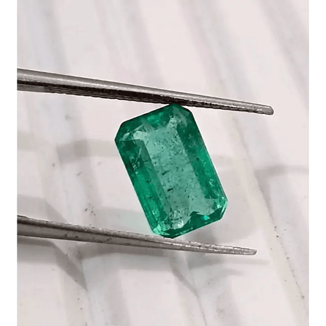 1.67ct Zambian Emerald, 100% Natural Gem - SMSGEMS 