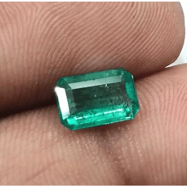1.67ct Zambian Emerald, 100% Natural Gem - SMSGEMS 