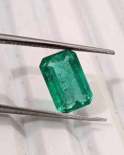 1.67ct Zambian Emerald, 100% Natural Gem - SMSGEMS 