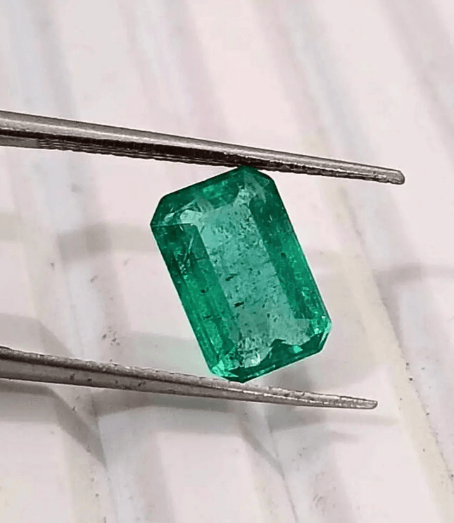 1.67ct Zambian Emerald, 100% Natural Gem - SMSGEMS 