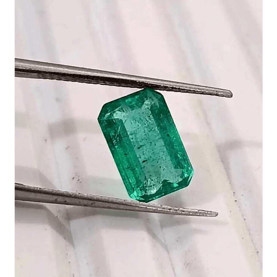 1.67ct Zambian Emerald, 100% Natural Gem - SMSGEMS 