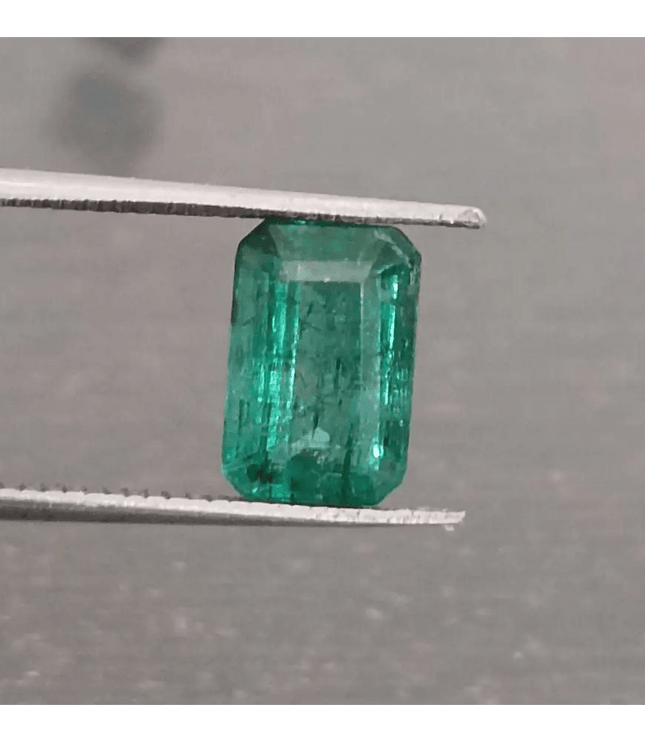1.68ct Zambian Emerald, 100% Natural Gem - SMSGEMS 