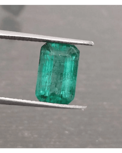 1.68ct Zambian Emerald, 100% Natural Gem - SMSGEMS 