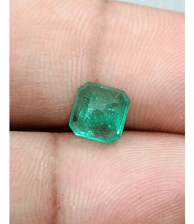 1.68ct Zambian Emerald, Natural Earth Mined Gemstone - SMSGEMS 