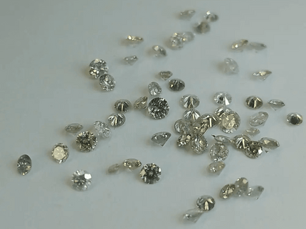 1.68ct Tinted White to faint colors natural untreated Diamond Parcel. - SMSGEMS 