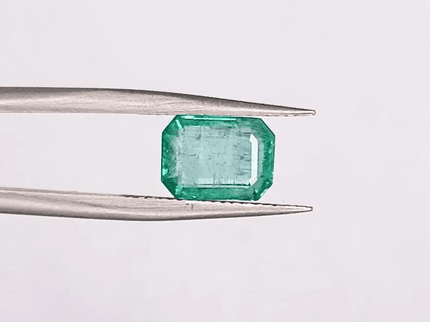 1.70ct Zambian Emerald , 100% Natural Gem - SMSGEMS 