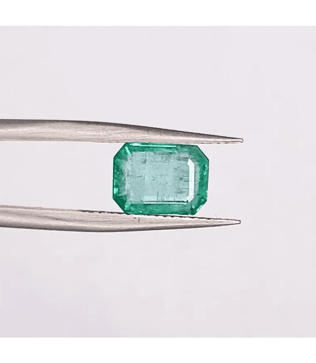 1.70ct Zambian Emerald , 100% Natural Gem - SMSGEMS 