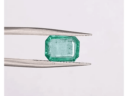 1.70ct Zambian Emerald , 100% Natural Gem - SMSGEMS 