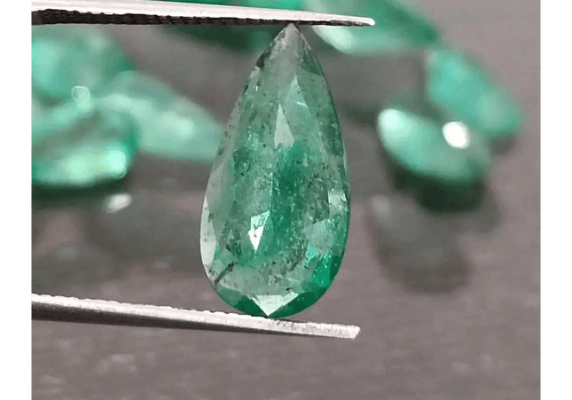 1.72ct Zambian Emerald, 100% Natural Gem - SMSGEMS 