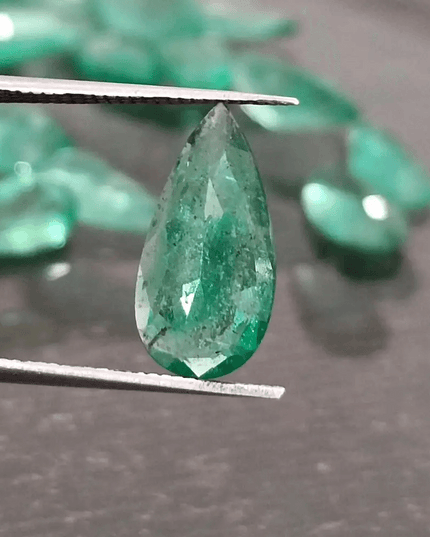 1.72ct Zambian Emerald, 100% Natural Gem - SMSGEMS 