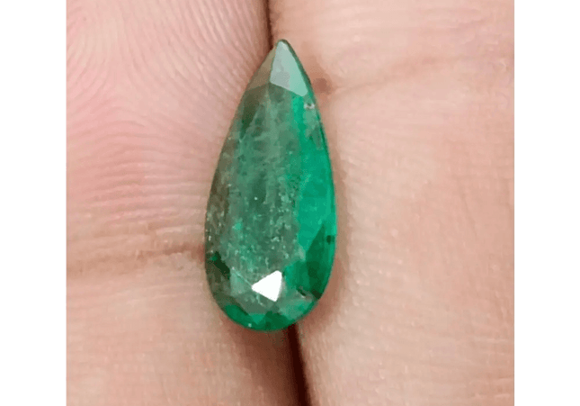 1.72ct Zambian Emerald, 100% Natural Gem - SMSGEMS 