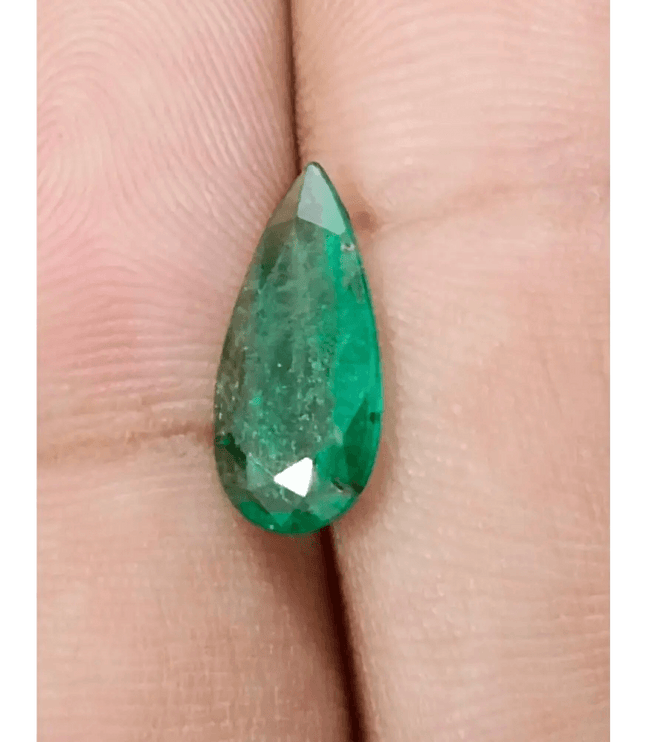 1.72ct Zambian Emerald, 100% Natural Gem - SMSGEMS 