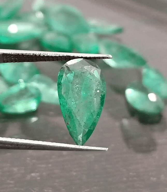 1.72ct Zambian Emerald, 100% Natural Gem - SMSGEMS 