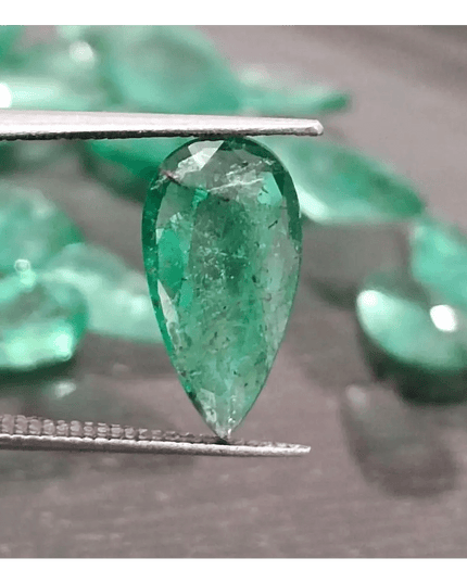 1.72ct Zambian Emerald, 100% Natural Gem - SMSGEMS 