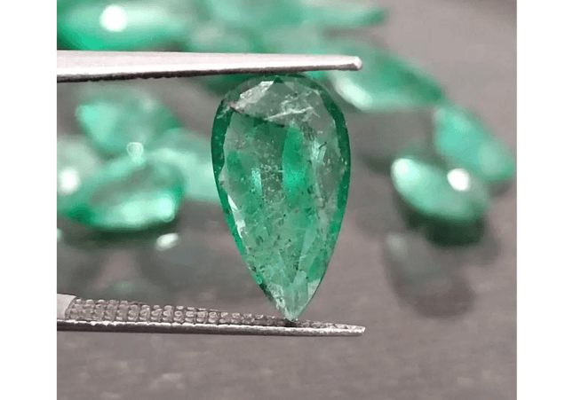 1.72ct Zambian Emerald, 100% Natural Gem - SMSGEMS 