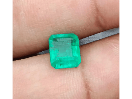 1.73ct Velvet Green Zambian Emerald , 100% Natural Earth Mined Gemstone - SMSGEMS 