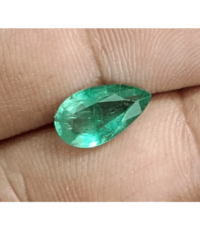 1.74ct Zambian Emerald, 100% Natural Earth mined Gem - SMSGEMS 