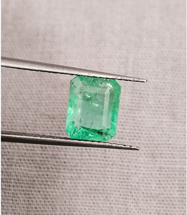 1.75ct Ethiopian Emerald, 100% Natural Gem - SMSGEMS 