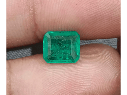 1.75ct Zambian Emerald, Natural Earth Mined Gemstone - SMSGEMS 